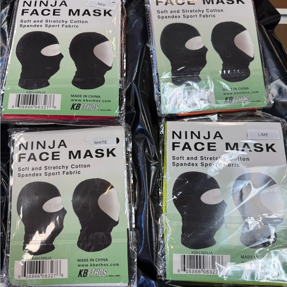 KB Ethos Ninja Pooh Shiesty Face Mask Lime Green